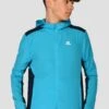 Junior Speed Windbreaker - Midnight Blue/Maya Blue -Montirex SPEED WINDBREAKER MIDNIGHT BLUE MAYA BLUE close front