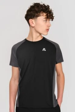 Junior Sprint T-Shirt - Black/Jet Grey