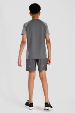 Junior Sprint T-Shirt - Cement Grey/Platinum Grey -Montirex SPRINT TEE CEMENT GREY PLATINUM GREY back