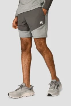 Summit Poly Short - Platinum Grey Marl/Cement Grey