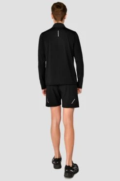 Junior Speed 1/4 Zip - Black -Montirex Speed 1 4 Zip Black Full Back