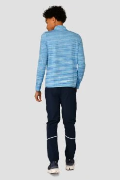 Junior Trail 2.0 1/4 Zip - Neon Blue/Sky -Montirex TRAIL 2.0 1 4 ZIP NEON BLUE NEON SKY WHITE back