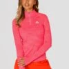Women's Trail 2.0 1/4 Zip - Neon Pink/Red