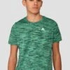 Junior Trail 2.0 T-Shirt - Green/Black -Montirex TRAIL 2.0 TEE TEAL MIST close front