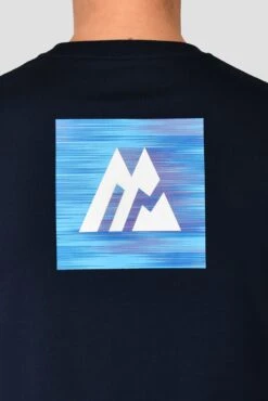 Junior Trail Box T-Shirt - Midnight Blue -Montirex TRAIL BOX TEE MIDNIGHT BLUE close back detail