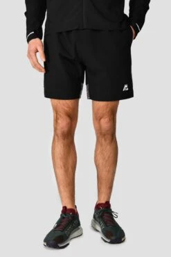 Trail Panel 2.0 Short - Black/Blue/Orange -Montirex TRAIL PANEL 2.0 SHORT BLACK SAFETY ORANGE MAYA BLUE front