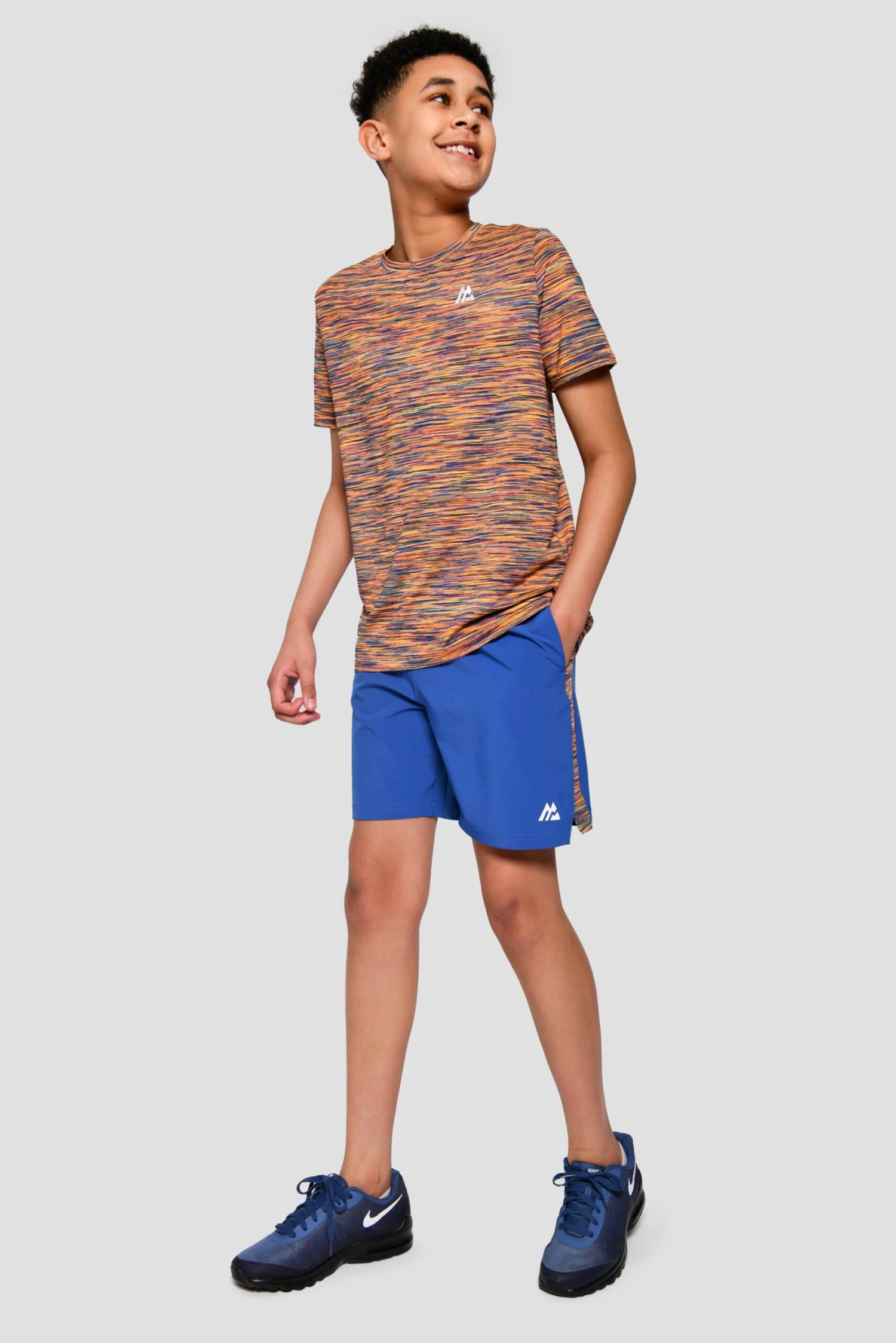 Junior Trail Panel Short - Cobalt/Neon Orange/Lime/Blue 7 Junior Trail Panel Short - Cobalt/Neon Orange/Lime/Blue - Image 5