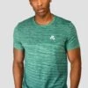 Trail Seamless T-Shirt - Mountain Meadow/Deep Sea -Montirex TRAIL SEAMLESS T SHIRT MOUNTAIN MEADOW DEEP SEA close front