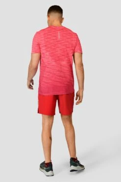 Trail Seamless T-Shirt - Hibiscus/Rouge 11 Trail Seamless T-Shirt - Hibiscus/Rouge -Montirex TRAIL SEAMLESS TEE HIBISCUS ROUGE back