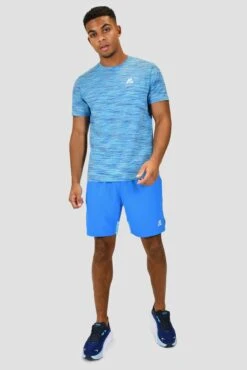 Trail 2.0 T-Shirt - Neon Sky/Violet Multi 9 Trail 2.0 T-Shirt - Neon Sky/Violet Multi -Montirex TRAIL TEE NEON SKY ARCTIC BLUE VIVID VIOLET NEON BLUE front