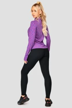 Women's Trail 2.0 1/4 Zip - Purple/Blue -Montirex TRAIL2.01 4ZIP PURPLE ELECTRICPURPLE NEONBLUE SHOCKINGPINK back