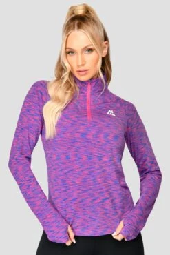 Women's Trail 2.0 1/4 Zip - Purple/Blue