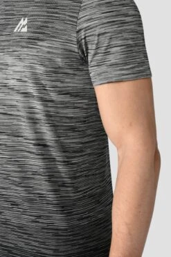 Trail Seamless T-Shirt - Black/Grey Multi -Montirex TRAILSEAMLESSTEE BLACK WHITE CEMENTGREYclose2 1