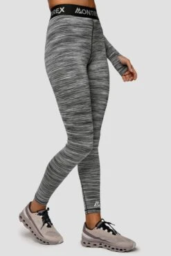 Trail Icon Legging - Black/Grey Multi -Montirex Trail Icon Legging GREY BLACK WHITE Side 2