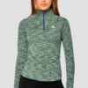 Trail 2.0 1/4 Zip - Green/Blue Multi -Montirex Trail1 4Zip BLUE GREEN CAPRI CloseFront
