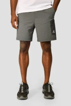 Ultra Woven Short - Cement Grey/Jet Grey -Montirex ULTRA WOVENSHORT CEMENT GREY JET GREY front