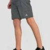 Junior Utility Cargo Short - Cement Grey -Montirex UTILITY CARGO SHORT CASTLEROCK side logo