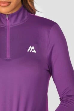 Women's Vital 1/4 Zip - Electric Purple -Montirex VITAL 1 4 ZIP ELECTRIC PURPLE logo